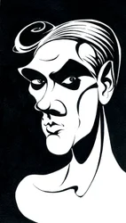 Adam Cooper, Karikatur